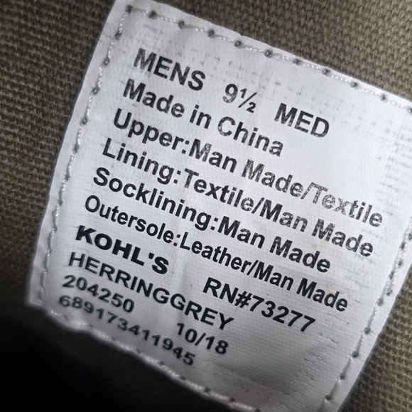 Sonoma Leather Combat Boots Mens 9.5 M Lace Up Side Zip Cap Toe Gray Brown - Picture 3 of 10